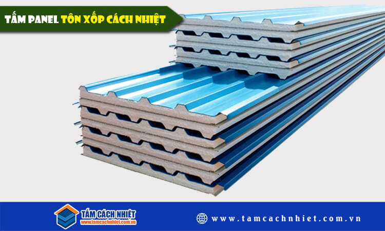 Tấm panel tôn xốp cách nhiệt 
