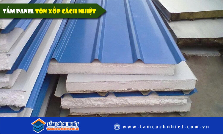 Tấm panel tôn xốp cách nhiệt 