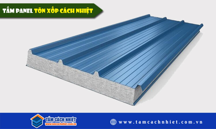 Tấm panel tôn xốp cách nhiệt 